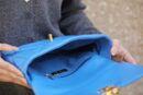 Chanel香奈儿 19 Flap Bag AS1160小号26C北风蓝