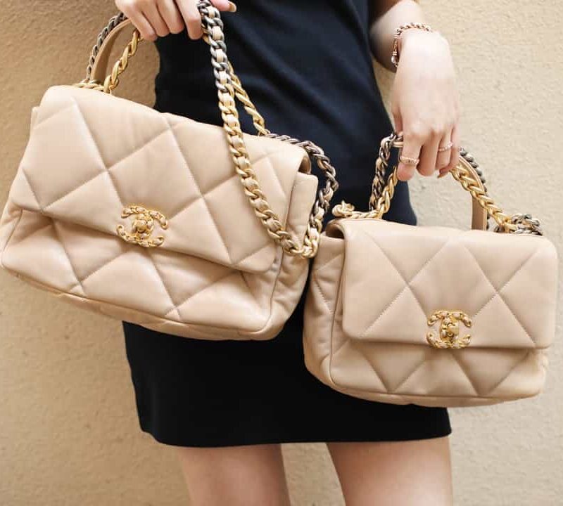 Chanel香奈儿 19 Flap Bag AS1160 AS1161