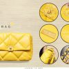Chanel香奈儿 19 Flap Bag AS1160 AS1161 黄