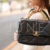 Chanel香奈儿 19 Flap Bag AS1161中号30CM黑色