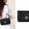Chanel/香奈儿 2021小香最新宝石扣woc单肩斜挎包