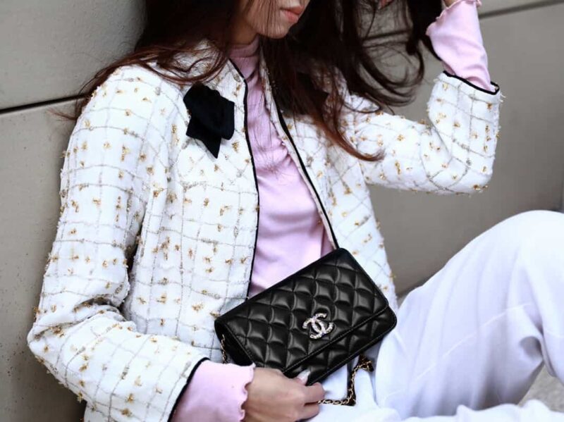 Chanel/香奈儿 2021小香最新宝石扣woc单肩斜挎包 - Image 2