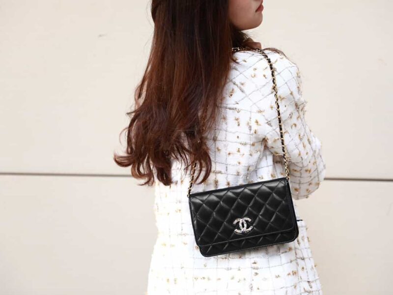 Chanel/香奈儿 2021小香最新宝石扣woc单肩斜挎包 - Image 3