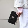 Chanel/香奈儿 2021小香最新宝石扣woc单肩斜挎包