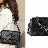 Chanel/香奈儿 2021早春新款Chanel链条字母口盖包