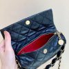 Chanel 2021春夏新款small hobo bag流浪包 AS2479黑色