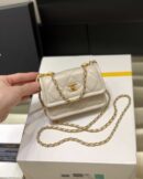Chanel香奈儿 Button on top 2020新款复古小包 AS1664