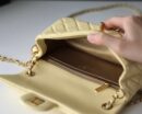 Chanel Flap Bag CF羊皮大Mini金球包 AS1787鹅蛋黄