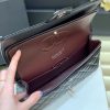 Chanel香奈儿 CF25 Classic flap bag A01112黑色牛皮银扣
