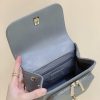 Chanel Haas牛皮纯原厂邮差包 A93749灰色