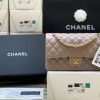 Chanel香奈儿 CF25 Classic flap bag A01112斑鸠灰羊皮金扣