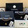 Chanel香奈儿 CF23 Classic flap bag A01113黑色羊皮