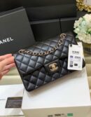Chanel香奈儿 CF23 Classic flap bag A01113黑色羊皮