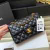 Chanel香奈儿 CF23 Classic flap bag A01113黑色羊皮
