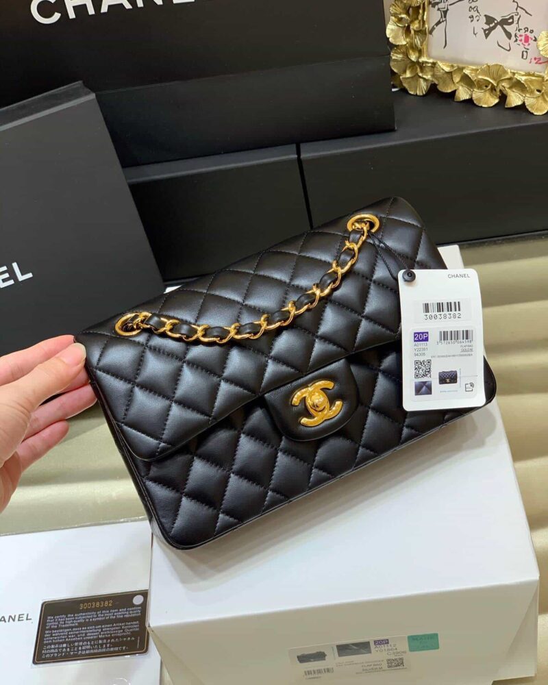 Chanel香奈儿 CF23 Classic flap bag A01113黑色羊皮 - Image 3
