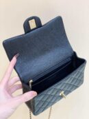 Chanel 经典之CF大mini带手腕版本 AS2431黑色