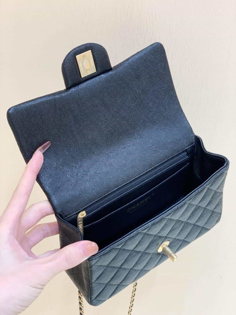 Chanel 经典之CF大mini带手腕版本 AS2431黑色 - Image 2