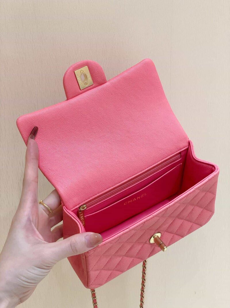 Chanel 经典之CF大mini带手腕版本 AS2431粉色 - Image 2