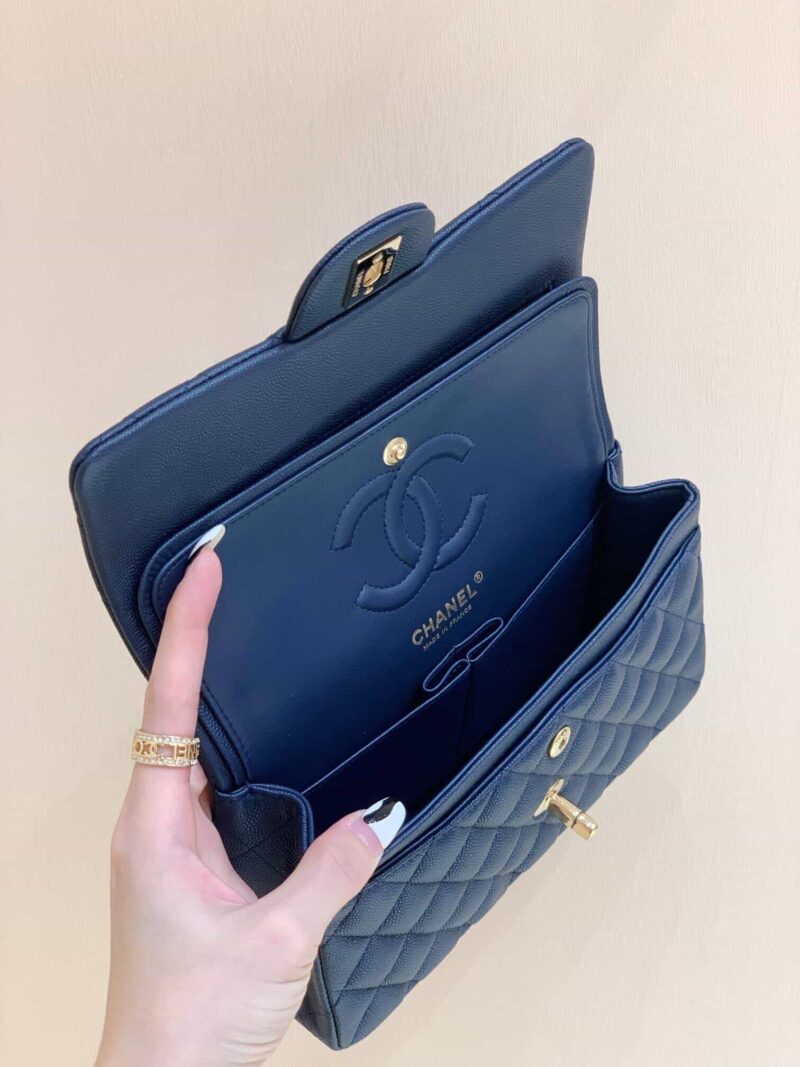 Chanel CF23 Classic flap bag A01113深蓝色 - Image 2
