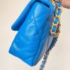 Chanel香奈儿 19 Flap Bag AS1160小号26CM蓝色