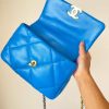 Chanel香奈儿 19 Flap Bag AS1160小号26CM蓝色