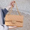 IMG_787020210310-211234.jpg Chanel CF23 Classic flap bag A01113杏色