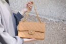 Chanel CF23 Classic flap bag A01113杏色