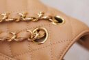 Chanel CF23 Classic flap bag A01113杏色