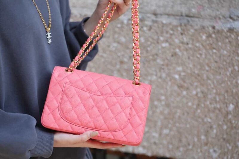 Chanel CF23 Classic flap bag A01113粉色 - Image 10