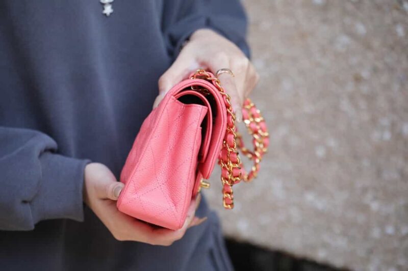Chanel CF23 Classic flap bag A01113粉色 - Image 2