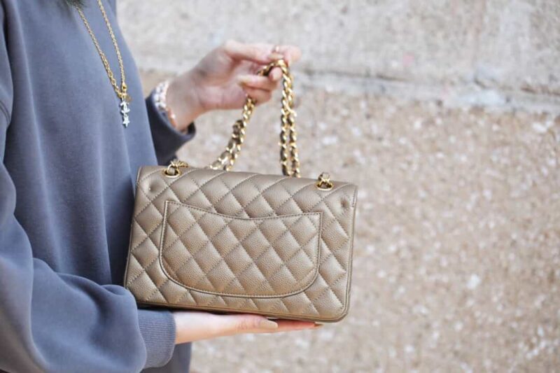 Chanel CF23 Classic flap bag A01113灰色 - Image 4