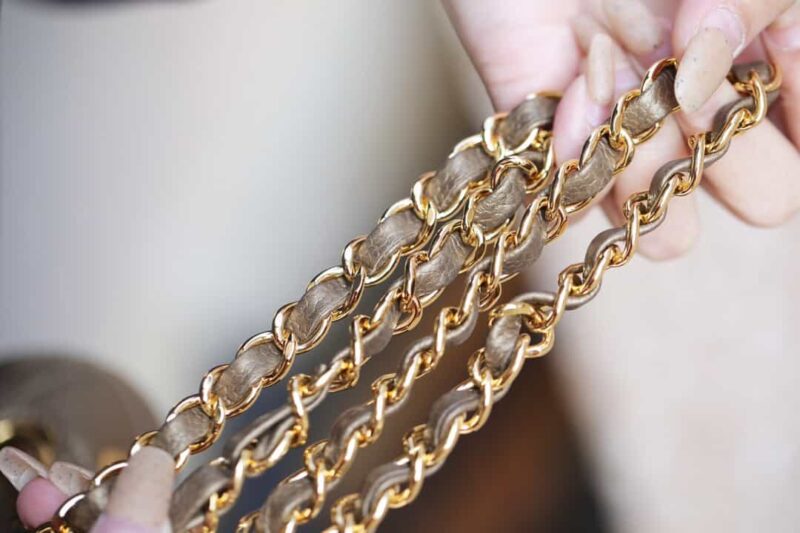 Chanel CF23 Classic flap bag A01113灰色 - Image 11