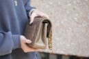 Chanel CF23 Classic flap bag A01113灰色