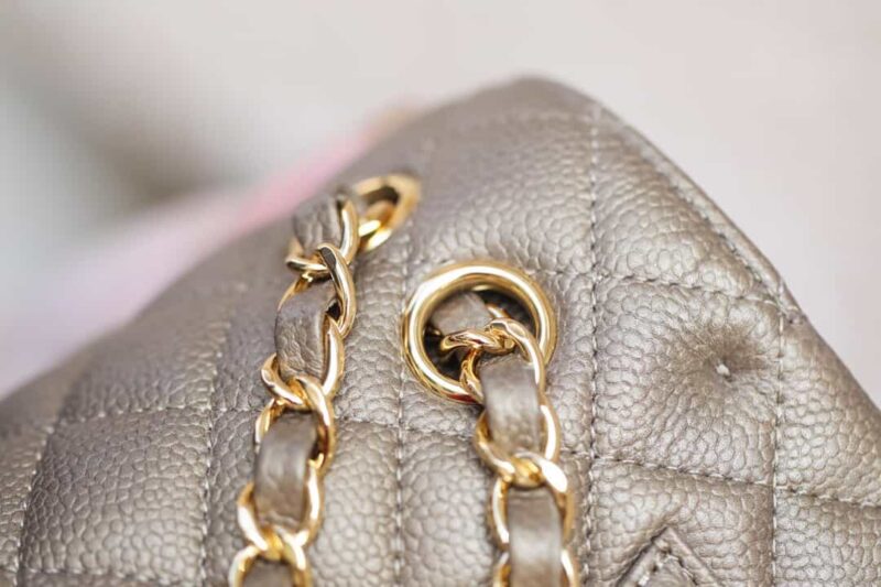 Chanel CF23 Classic flap bag A01113灰色 - Image 14