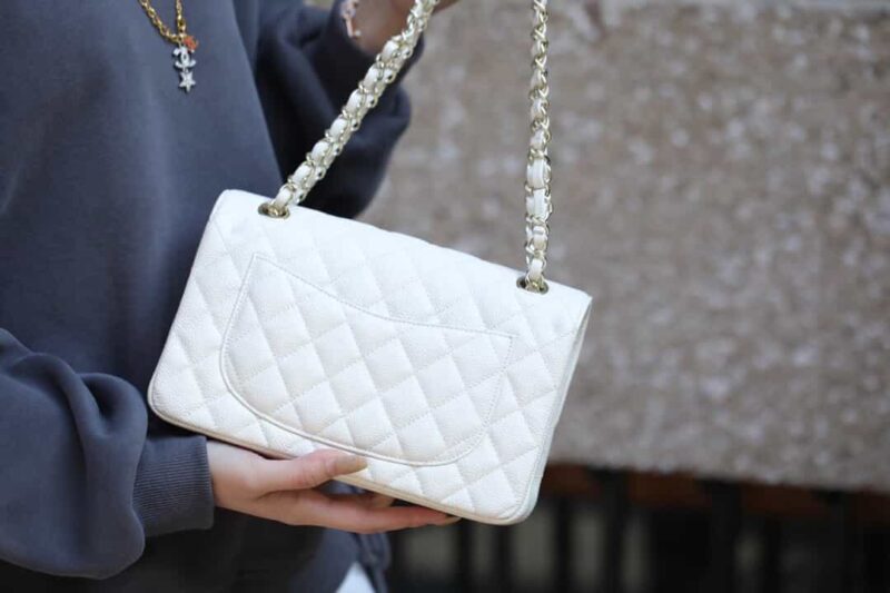 Chanel CF23 Classic flap bag A01113白色 - Image 4