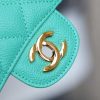 Chanel CF23 Classic flap bag A01113绿色