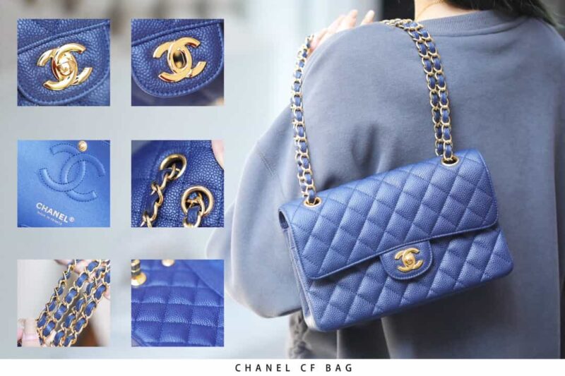 Chanel CF23 Classic flap bag A01113燕尾蓝 - Image 2