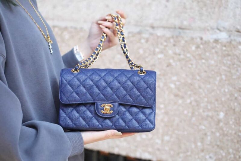 Chanel CF23 Classic flap bag A01113燕尾蓝