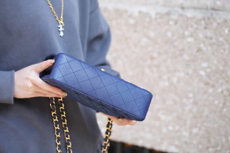 Chanel CF23 Classic flap bag A01113燕尾蓝 - Image 6