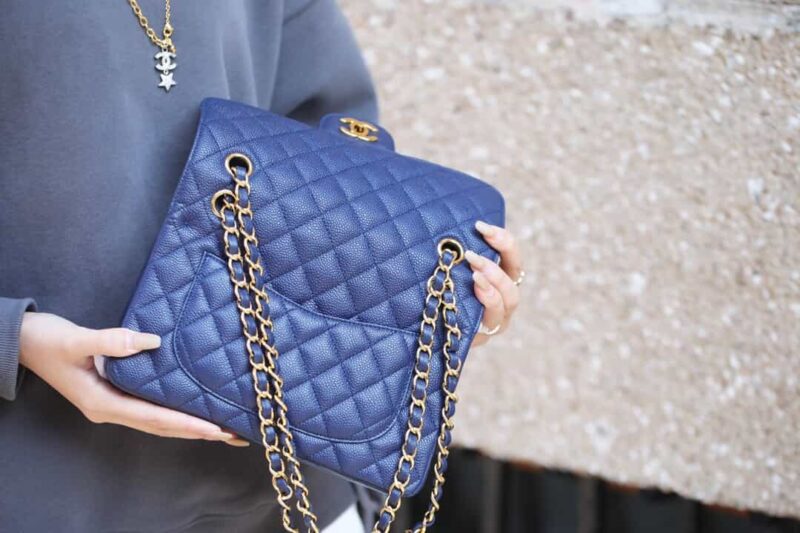 Chanel CF23 Classic flap bag A01113燕尾蓝 - Image 7