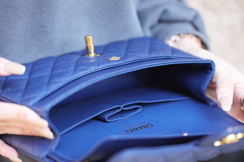 Chanel CF23 Classic flap bag A01113燕尾蓝 - Image 9