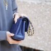 Chanel CF23 Classic flap bag A01113燕尾蓝