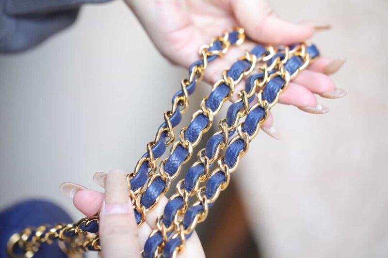 Chanel CF23 Classic flap bag A01113燕尾蓝 - Image 14