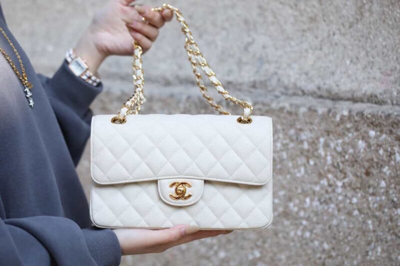 Chanel CF23 Classic flap bag A01113纯白