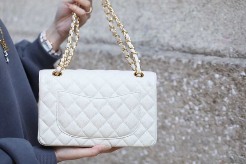 Chanel CF23 Classic flap bag A01113纯白 - Image 4