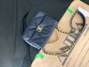 Chanel香奈儿 19 Flap Bag AS1160小号26CM深蓝色