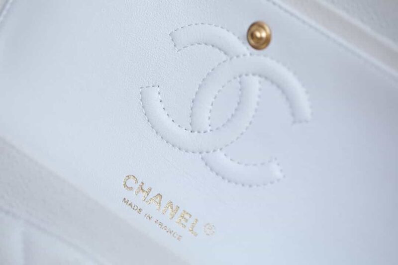 Chanel CF23 Classic flap bag A01113纯白 - Image 15
