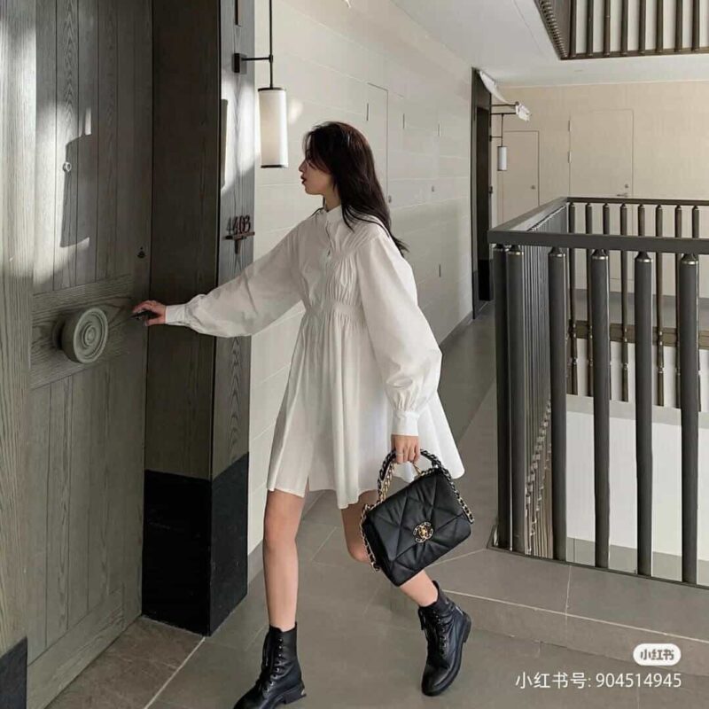 Chanel香奈儿 19 Flap Bag AS1160小号26CM黑色 - Image 10