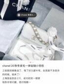 Chanel香奈儿 双C双面剪毛水钻小羊皮口盖包AS2240 B04623 10601