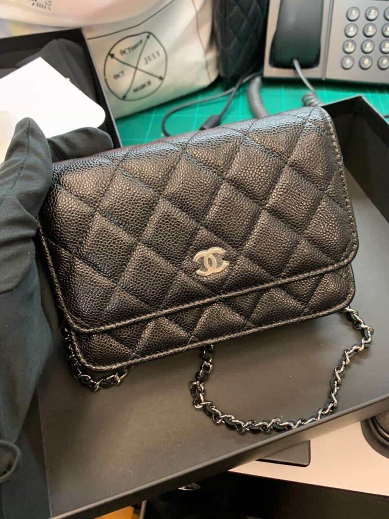Chanel Mini woc经典款之Wallet on chain单肩斜挎链条包 AP1649 - Image 7